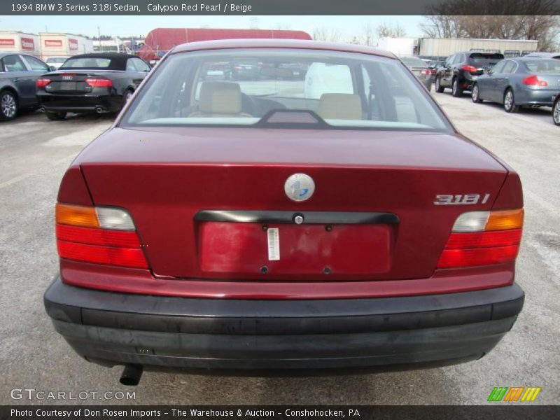 Calypso Red Pearl / Beige 1994 BMW 3 Series 318i Sedan