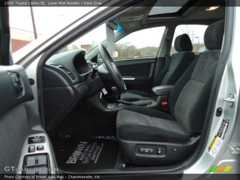 Lunar Mist Metallic / Dark Gray 2005 Toyota Camry SE