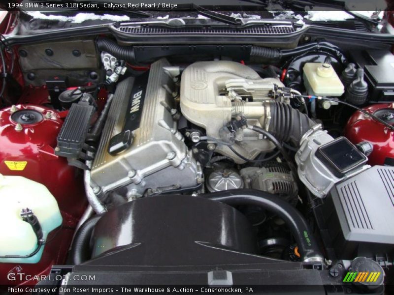 1994 3 Series 318i Sedan Engine - 1.8 Liter DOHC 16-Valve 4 Cylinder