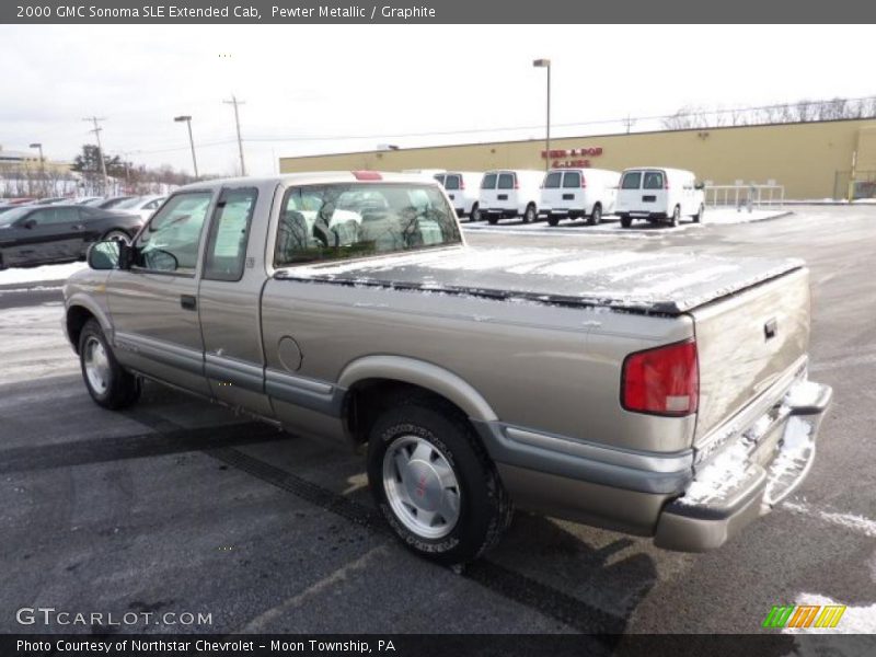 Pewter Metallic / Graphite 2000 GMC Sonoma SLE Extended Cab