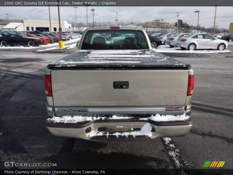 Pewter Metallic / Graphite 2000 GMC Sonoma SLE Extended Cab