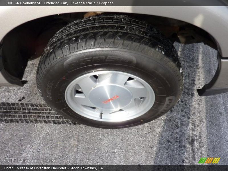 Pewter Metallic / Graphite 2000 GMC Sonoma SLE Extended Cab