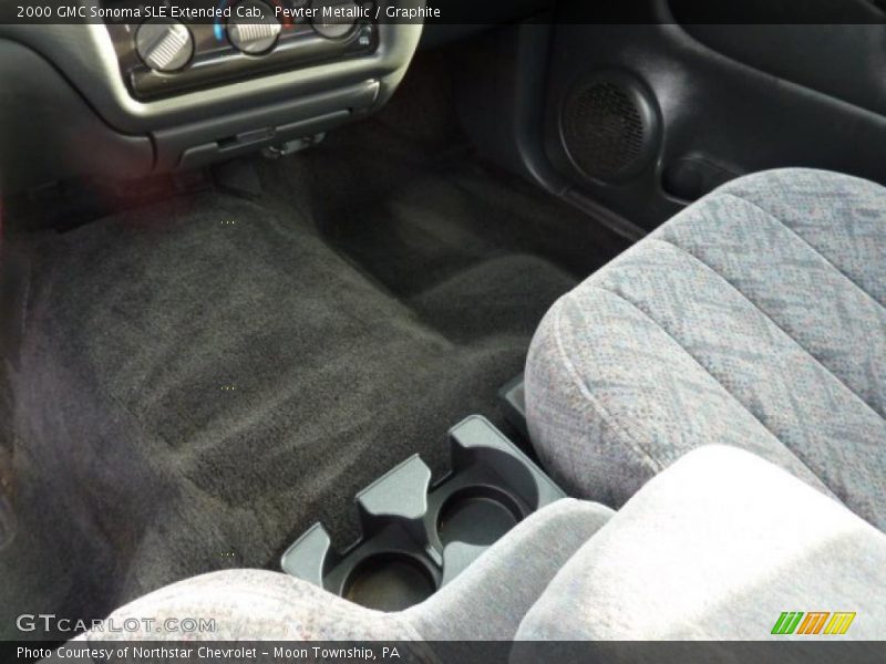 Pewter Metallic / Graphite 2000 GMC Sonoma SLE Extended Cab