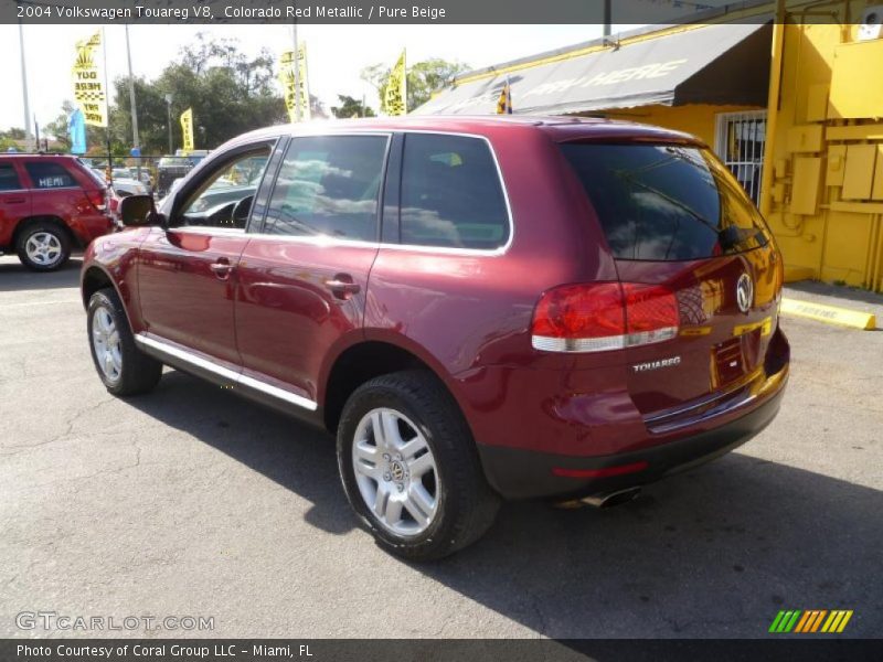 Colorado Red Metallic / Pure Beige 2004 Volkswagen Touareg V8