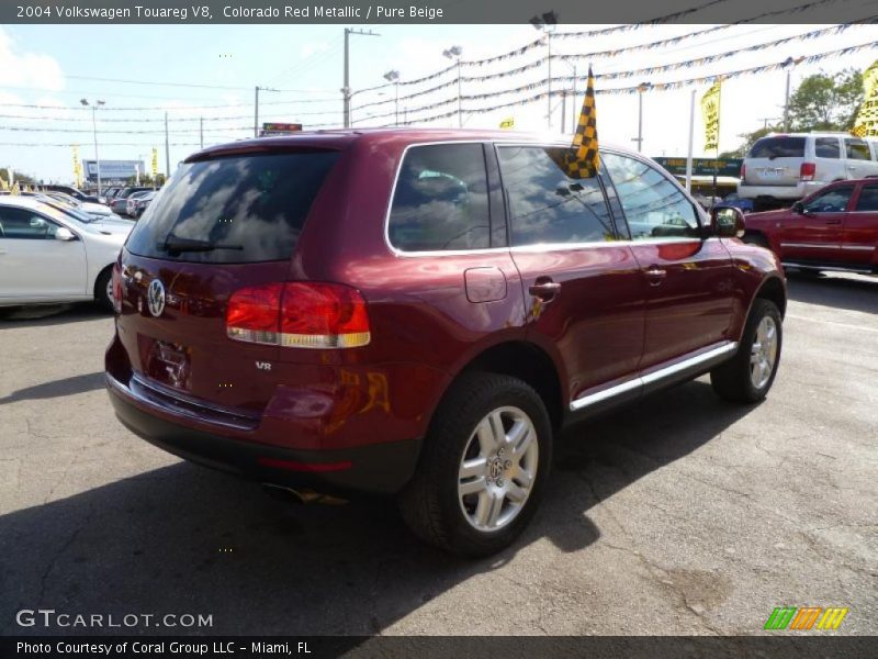 Colorado Red Metallic / Pure Beige 2004 Volkswagen Touareg V8