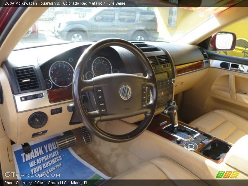  2004 Touareg V8 Pure Beige Interior