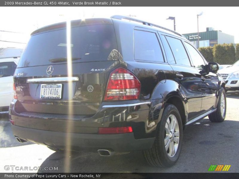 Verde Brook Metallic / Black 2009 Mercedes-Benz GL 450 4Matic