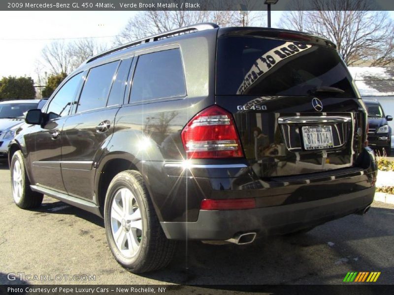 Verde Brook Metallic / Black 2009 Mercedes-Benz GL 450 4Matic
