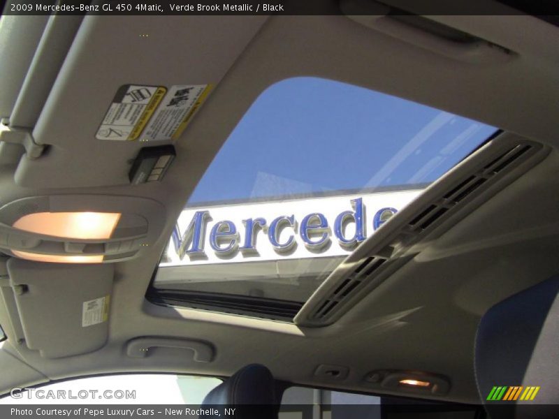 Verde Brook Metallic / Black 2009 Mercedes-Benz GL 450 4Matic