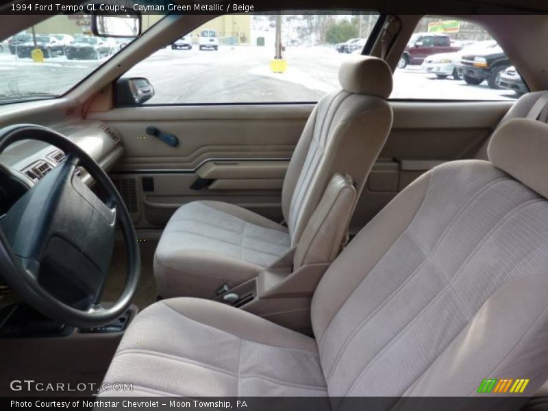  1994 Tempo GL Coupe Beige Interior
