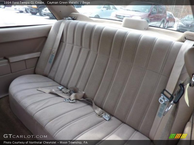 Cayman Green Metallic / Beige 1994 Ford Tempo GL Coupe