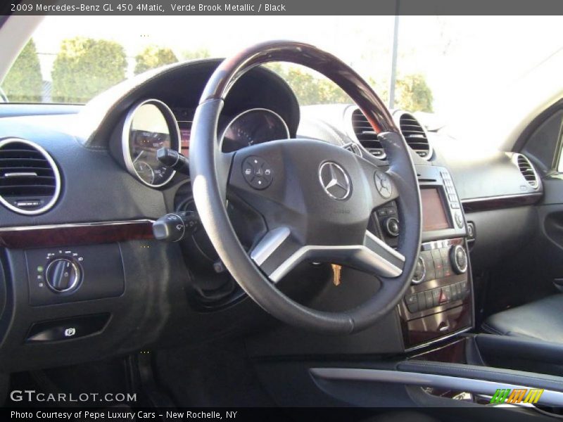Verde Brook Metallic / Black 2009 Mercedes-Benz GL 450 4Matic