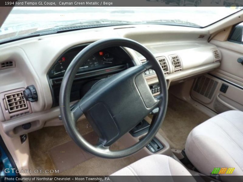  1994 Tempo GL Coupe Beige Interior