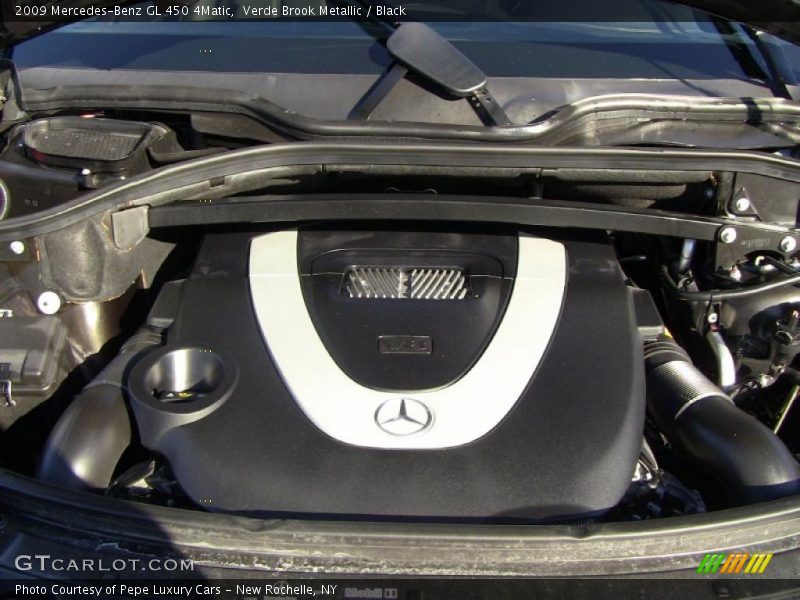 Verde Brook Metallic / Black 2009 Mercedes-Benz GL 450 4Matic