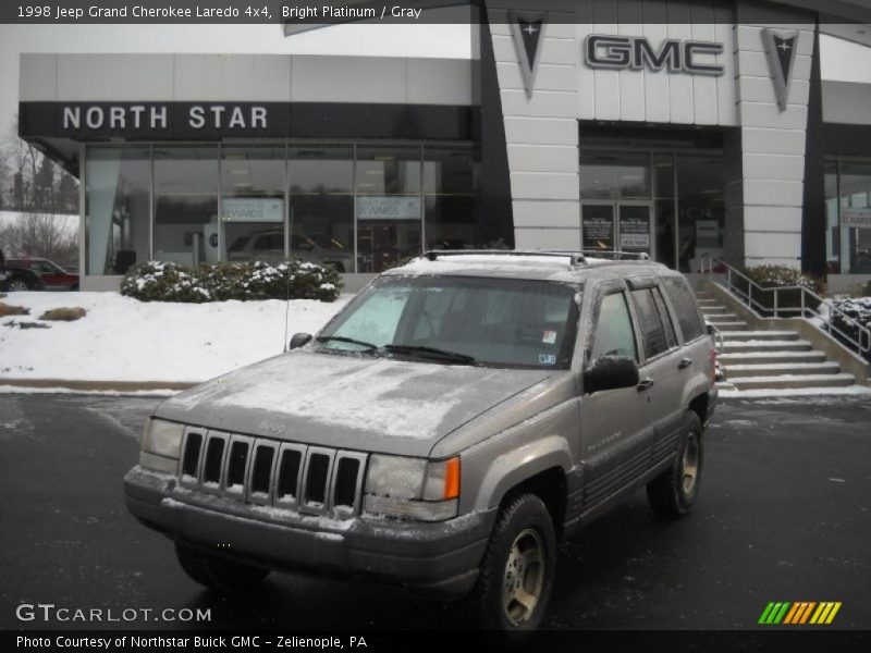 Bright Platinum / Gray 1998 Jeep Grand Cherokee Laredo 4x4