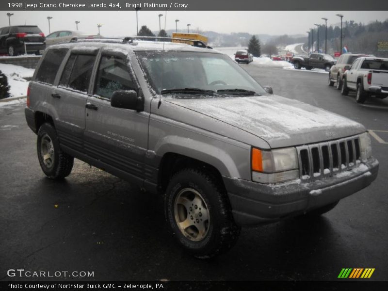 Bright Platinum / Gray 1998 Jeep Grand Cherokee Laredo 4x4
