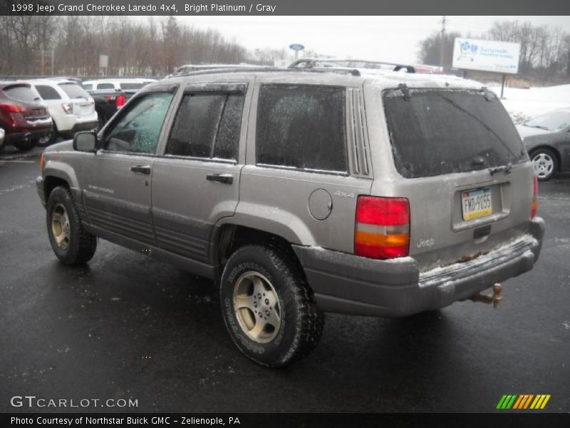 Bright Platinum / Gray 1998 Jeep Grand Cherokee Laredo 4x4