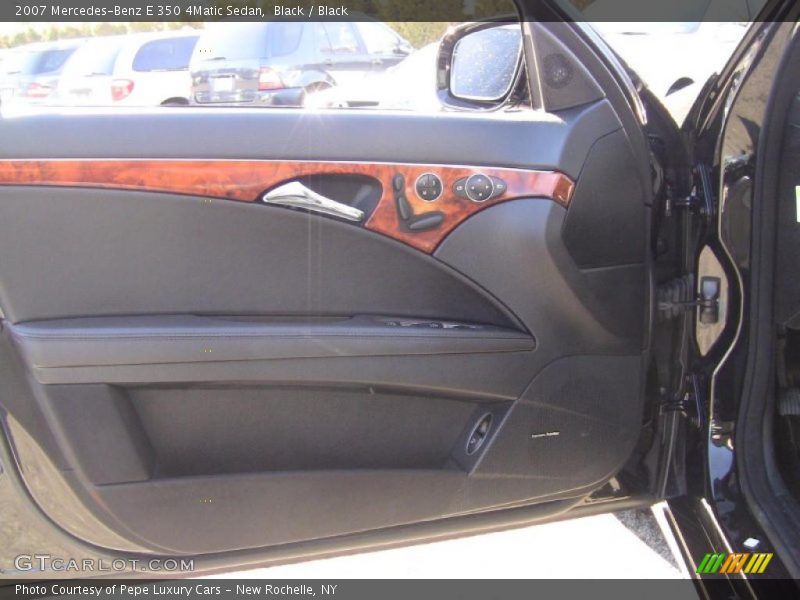 Black / Black 2007 Mercedes-Benz E 350 4Matic Sedan