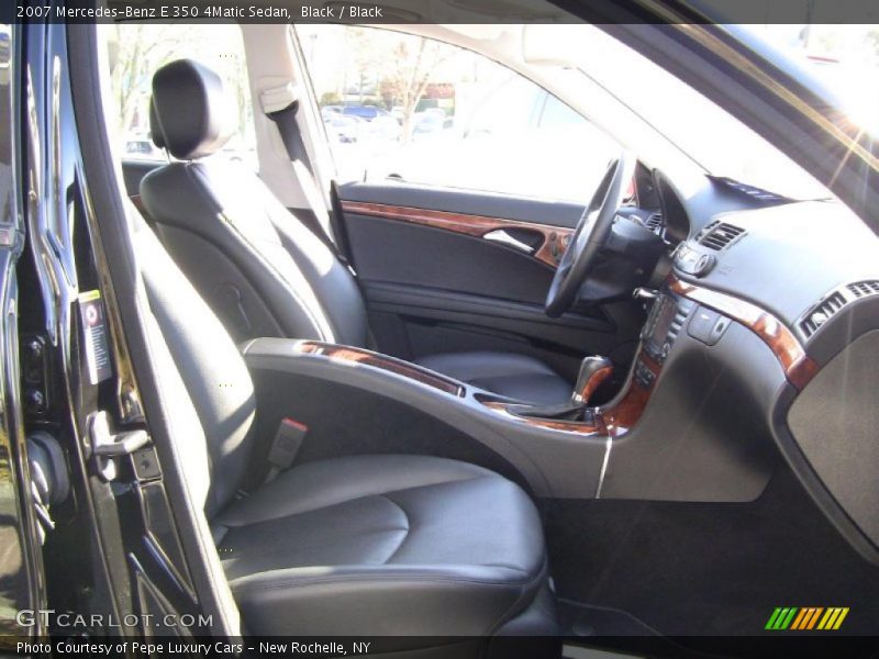 Black / Black 2007 Mercedes-Benz E 350 4Matic Sedan