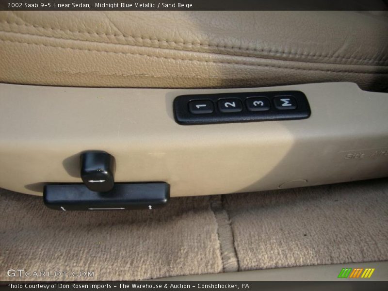 Midnight Blue Metallic / Sand Beige 2002 Saab 9-5 Linear Sedan