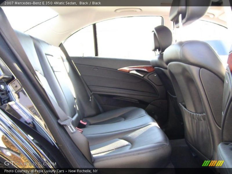 Black / Black 2007 Mercedes-Benz E 350 4Matic Sedan