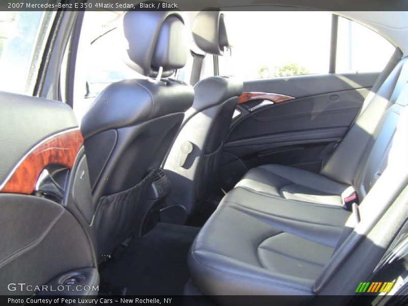 Black / Black 2007 Mercedes-Benz E 350 4Matic Sedan