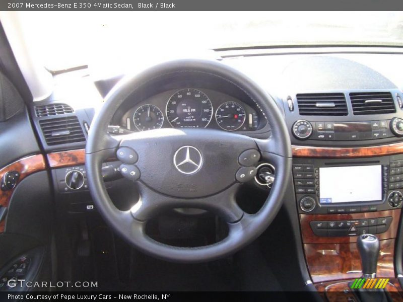 Black / Black 2007 Mercedes-Benz E 350 4Matic Sedan