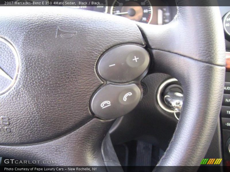 Black / Black 2007 Mercedes-Benz E 350 4Matic Sedan