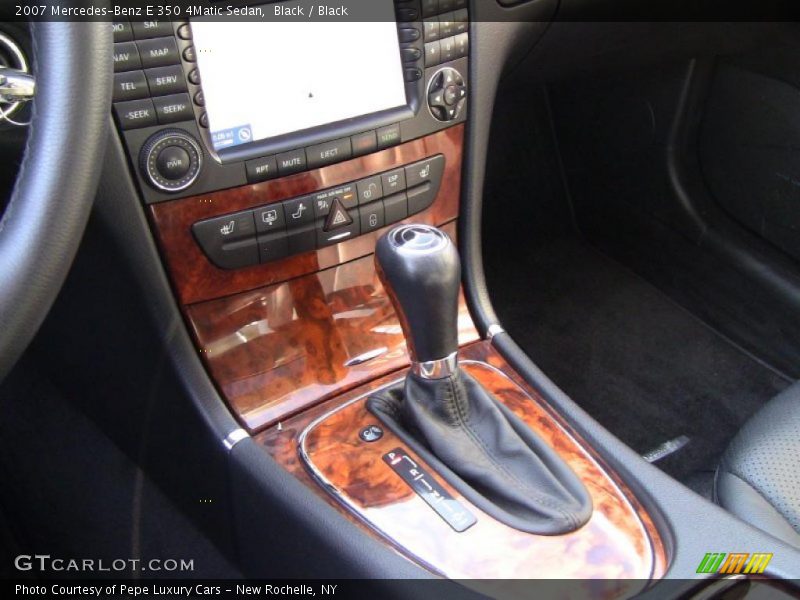 Black / Black 2007 Mercedes-Benz E 350 4Matic Sedan