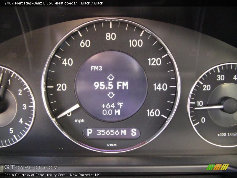 Black / Black 2007 Mercedes-Benz E 350 4Matic Sedan