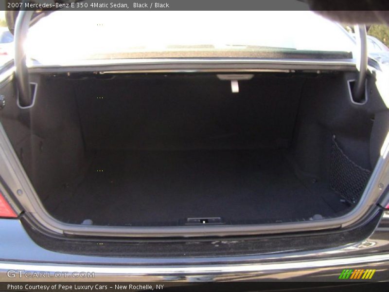 Black / Black 2007 Mercedes-Benz E 350 4Matic Sedan