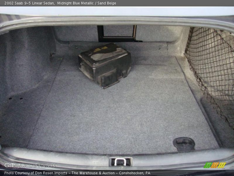 Midnight Blue Metallic / Sand Beige 2002 Saab 9-5 Linear Sedan