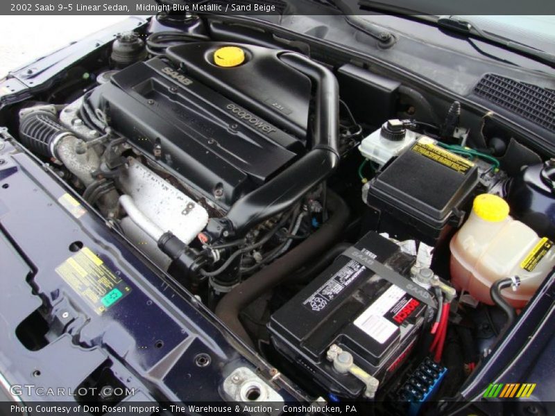 Midnight Blue Metallic / Sand Beige 2002 Saab 9-5 Linear Sedan