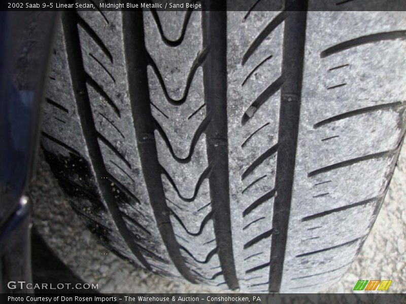 Midnight Blue Metallic / Sand Beige 2002 Saab 9-5 Linear Sedan