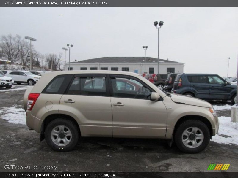 Clear Beige Metallic / Black 2007 Suzuki Grand Vitara 4x4