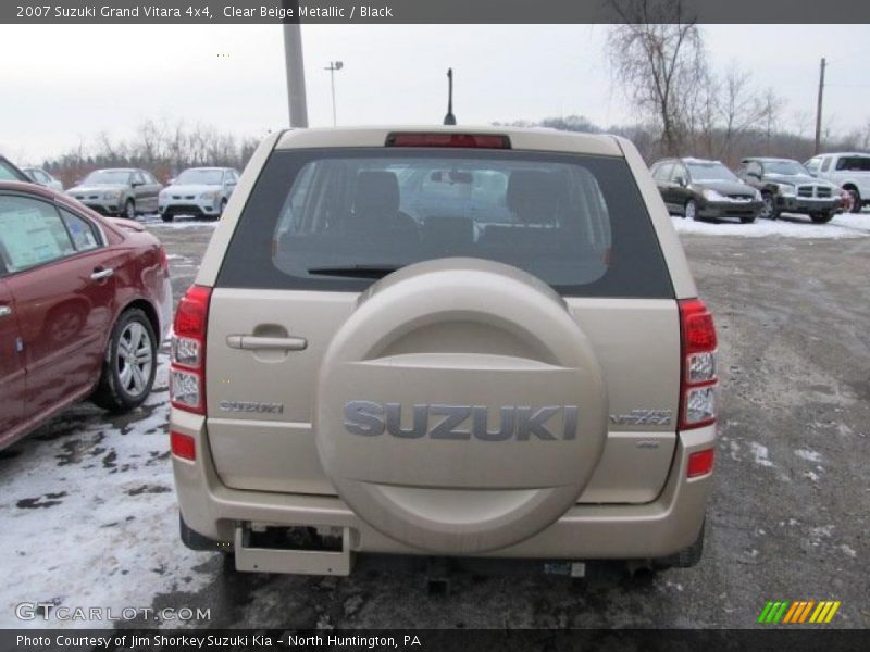 Clear Beige Metallic / Black 2007 Suzuki Grand Vitara 4x4