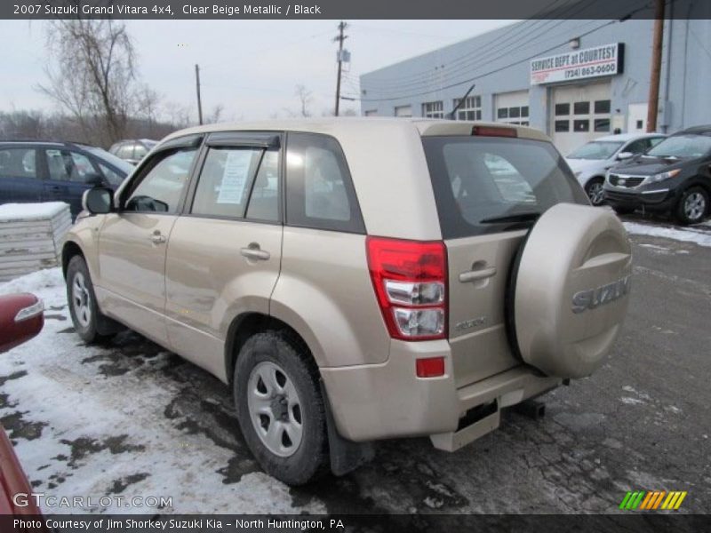 Clear Beige Metallic / Black 2007 Suzuki Grand Vitara 4x4