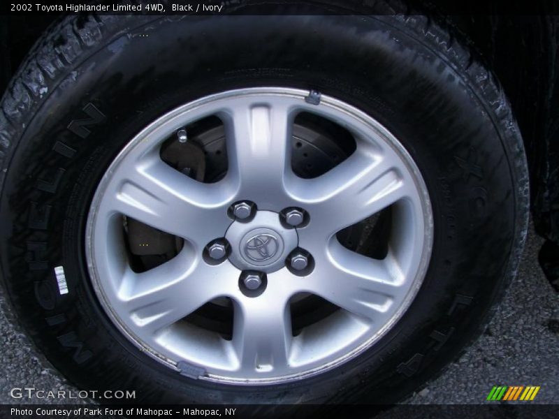 Black / Ivory 2002 Toyota Highlander Limited 4WD