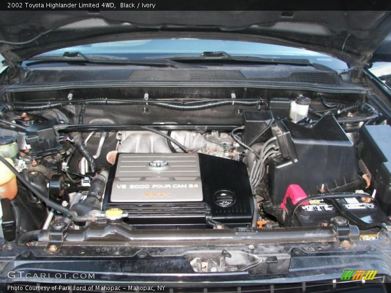 Black / Ivory 2002 Toyota Highlander Limited 4WD