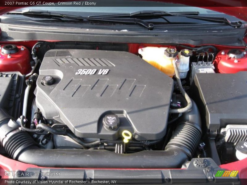 Crimson Red / Ebony 2007 Pontiac G6 GT Coupe