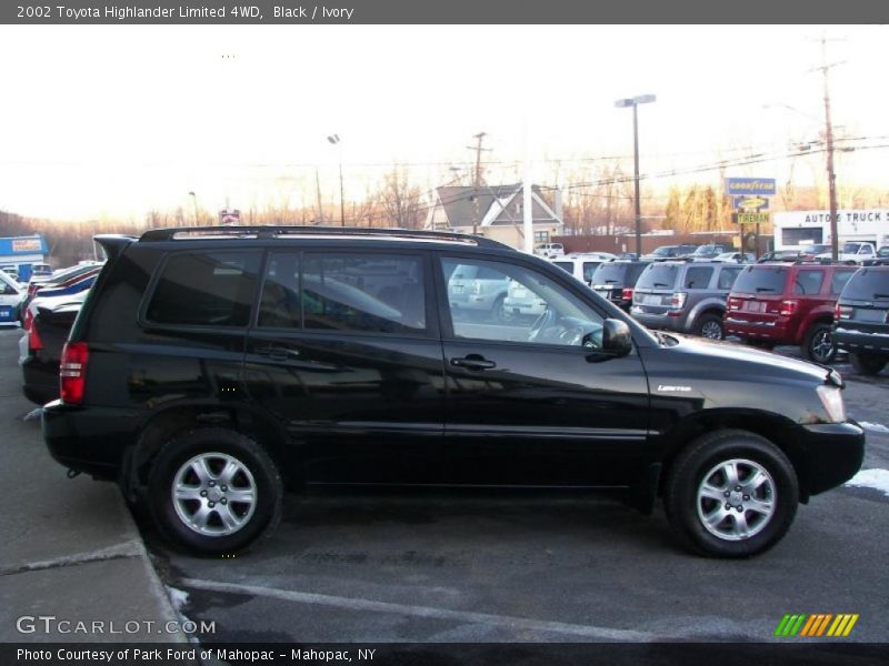 Black / Ivory 2002 Toyota Highlander Limited 4WD