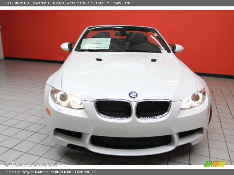 Mineral White Metallic / Palladium Silver/Black 2011 BMW M3 Convertible
