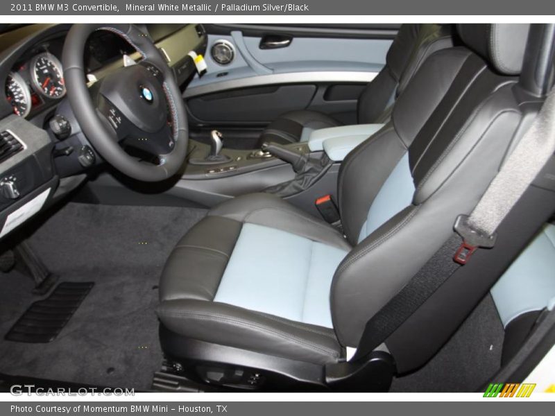 Mineral White Metallic / Palladium Silver/Black 2011 BMW M3 Convertible