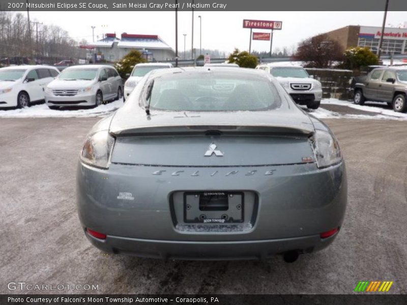 Satin Meisai Gray Pearl / Medium Gray 2007 Mitsubishi Eclipse SE Coupe