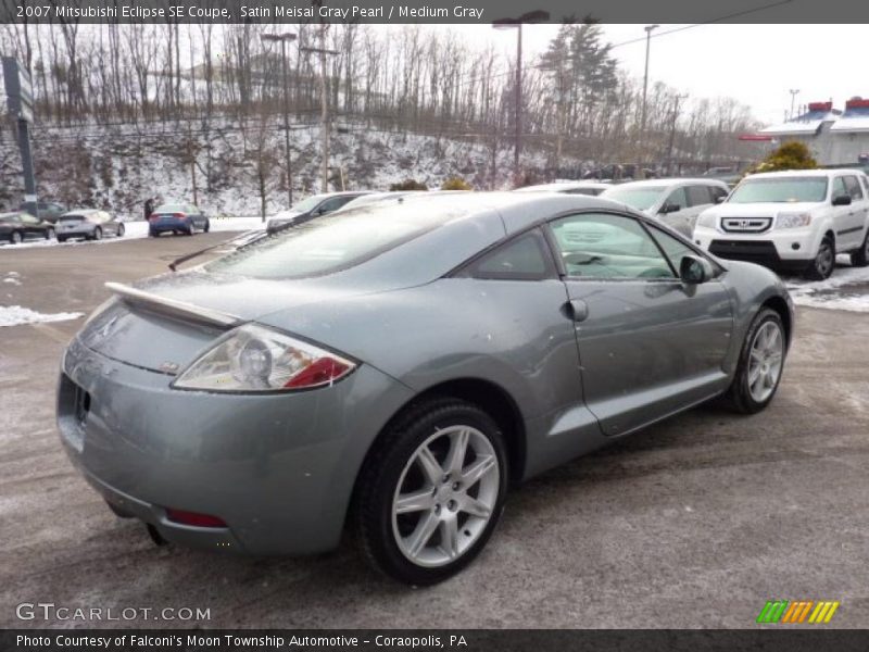 Satin Meisai Gray Pearl / Medium Gray 2007 Mitsubishi Eclipse SE Coupe