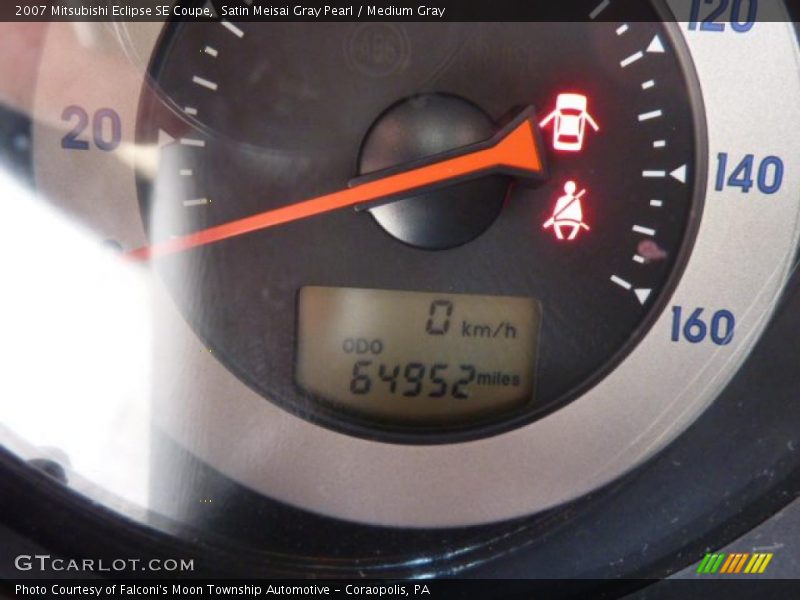 Satin Meisai Gray Pearl / Medium Gray 2007 Mitsubishi Eclipse SE Coupe