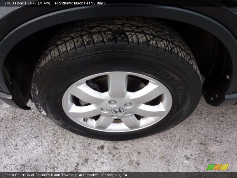 Nighthawk Black Pearl / Black 2008 Honda CR-V EX 4WD