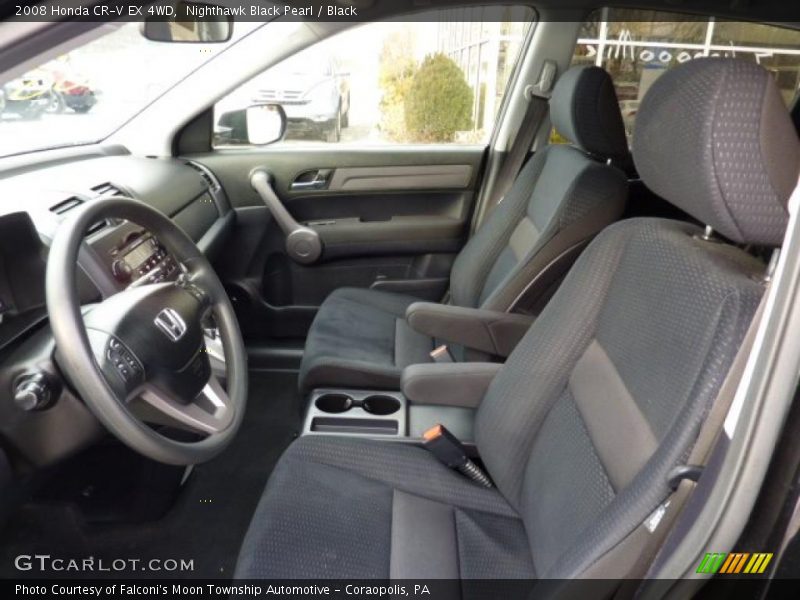 Nighthawk Black Pearl / Black 2008 Honda CR-V EX 4WD