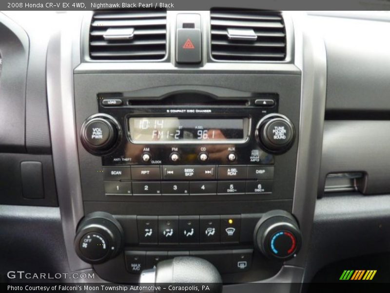 Nighthawk Black Pearl / Black 2008 Honda CR-V EX 4WD