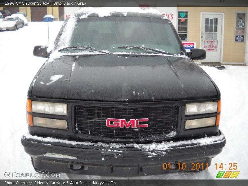 Onyx Black / Gray 1996 GMC Yukon SL 4x4